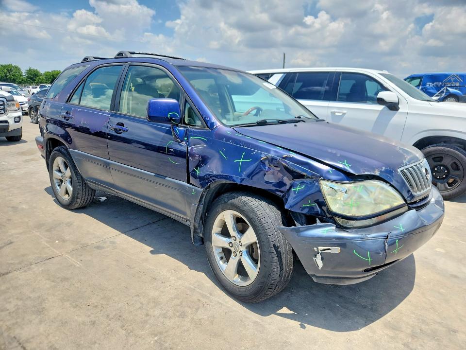 2001 Lexus Rx VIN JTJGF10U810084119 COPART salvage auction — FRONT END, Tx - Salvage Vehicle Title, sold $525 on 2026-07-09 (photo 4)