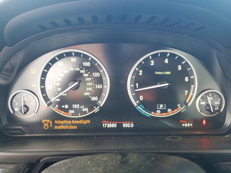 2014 BMW 5 series VIN WBA5A5C57ED505862 COPART salvage auction — FRONT END, CA - CERTIFICATE OF TITLE, sold $80 on 2026-07-16 (photo 9)
