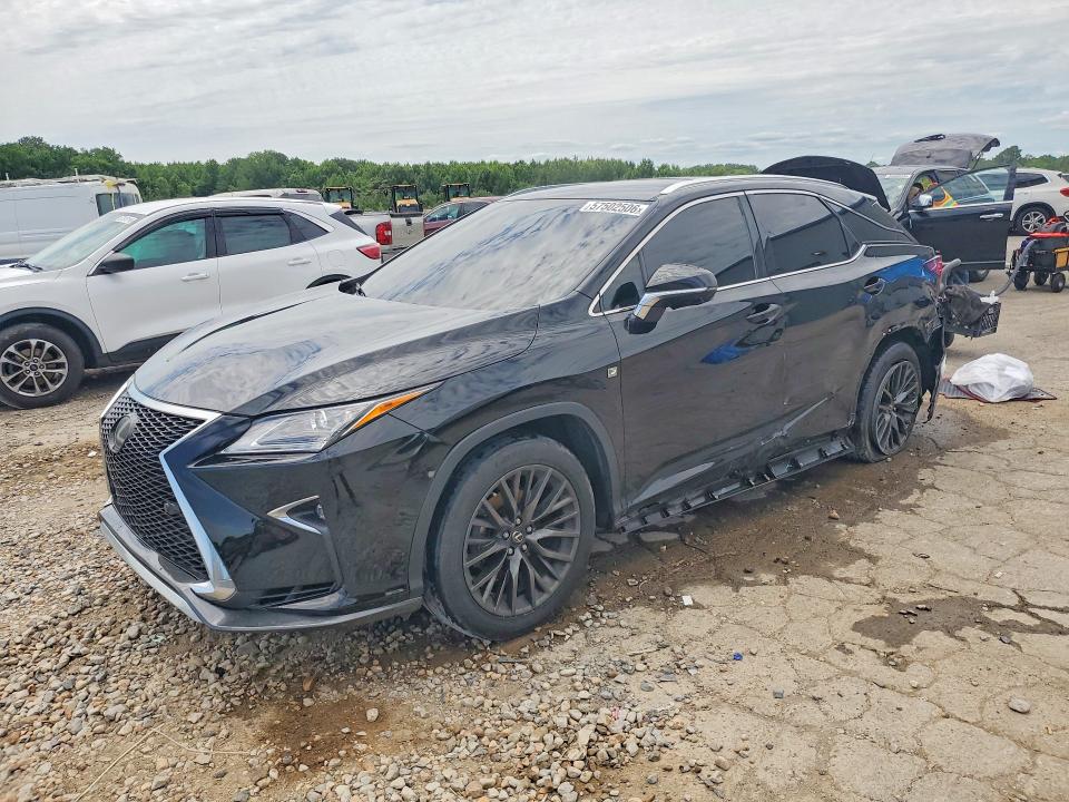 2017 Lexus Rx VIN 2T2BZMCA1HC065107 COPART salvage auction — REAR END, TN - SALVAGE CERTIFICATE, sold $15,400 on 2026-07-30 (photo 1)