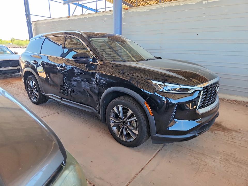 2024 Infiniti Qx60 VIN 5N1DL1FR1RC342231 COPART salvage auction — SIDE, Az - Cert Of Title - Salvage, sold $400 on 2026-07-23 (photo 4)