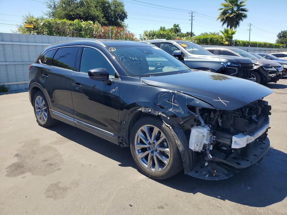 2021 Mazda Cx-9 VIN JM3TCBDY2M0540656 COPART salvage auction — FRONT END, Ca - Salvage Certificate, sold $200 on 2026-07-30 (photo 4)