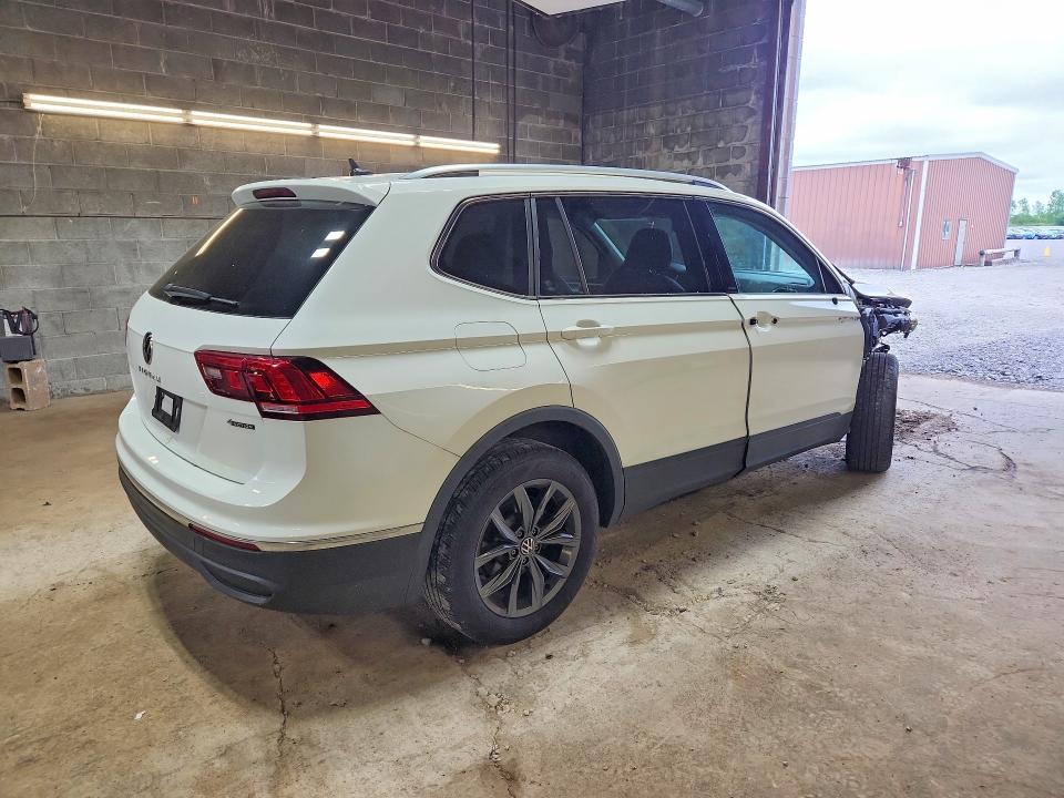 2022 Volkswagen Tiguan VIN 3VV2B7AX7NM126711 COPART salvage auction — FRONT END, Ny - Mv-907A Salvage Certificate, sold $8,300 on 2026-07-06 (photo 3)