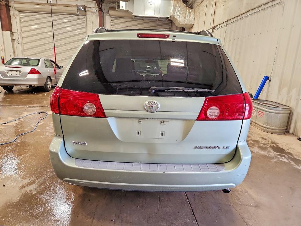 2007 Toyota Sienna VIN 5TDZK23C37S053589 COPART salvage auction — FRONT END, Wi - Certificate Of Title, sold $2,800 on 2026-07-13 (photo 6)