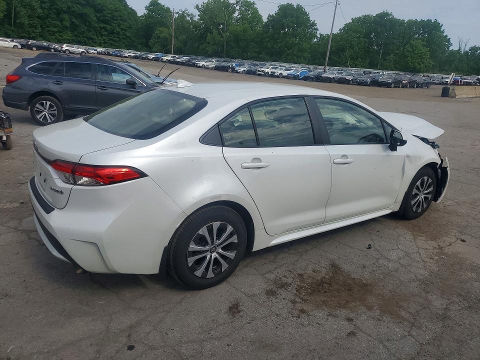 2022 Toyota VIN JTDEAMDE7NJ041520 COPART salvage auction — FRONT END, Ny - Mv-907A Salvage Certificate, sold $4,300 on 2026-07-02 (photo 3)