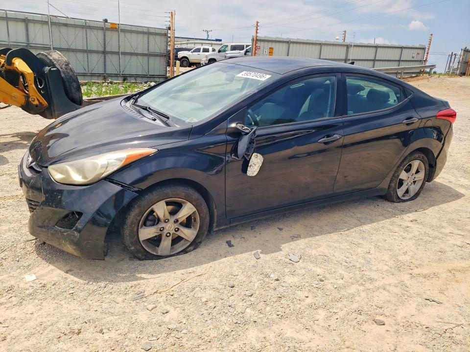 2013 Hyundai Elantra VIN KMHDH4AE2DU656481 COPART salvage auction — FRONT END, Va - Cert Of Title - Salvage, sold $325 on 2026-07-24 (photo 1)