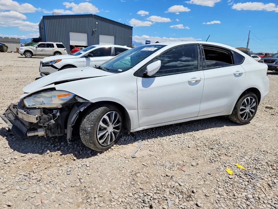 2016 Dodge Dart VIN 1C3CDFFA3GD821699 COPART salvage auction — FRONT END, Ut - Cert Of Title-Rebuilt/Restored, sold $150 on 2026-07-10 (photo 1)