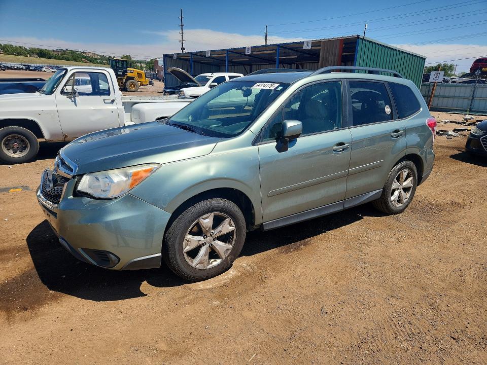 2014 Subaru Forester VIN JF2SJAGC0EH494110 COPART salvage auction — FRONT END, Co - Dis/Dlr/Exp Only Clean Title, sold $1,100 on 2026-07-27 (photo 1)
