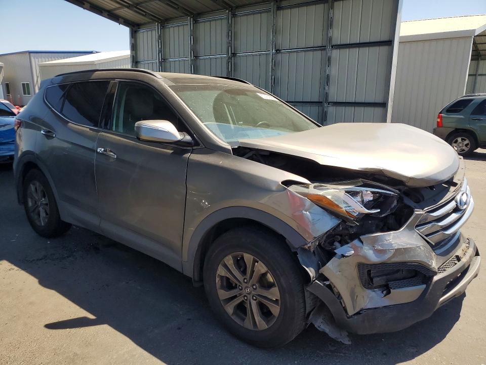 2014 Hyundai VIN 5XYZU3LB4EG142511 COPART salvage auction — FRONT END, Ca - Salvage Certificate, sold $675 on 2026-07-30 (photo 4)