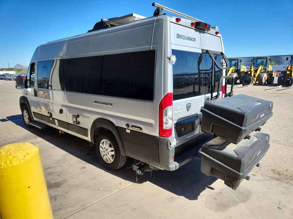 2021 Ram Promaster city VIN 3C6MRVUG6ME557365 COPART salvage auction — MINOR DENT/SCRATCHES, AZ - CERTIFICATE OF TITLE, sold $32,500 on 2026-07-28 (photo 2)