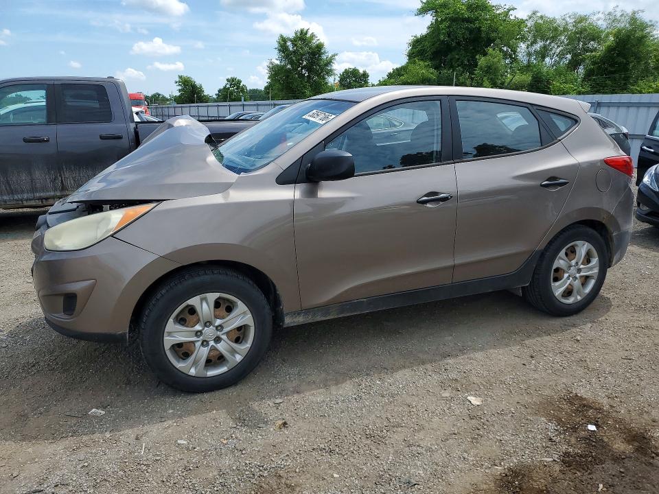 2012 Hyundai Tucson VIN KM8JT3AB5CU535847 COPART salvage auction — FRONT END, On - Permit No Brand - Unfit, sold $725 on 2026-07-23 (photo 1)