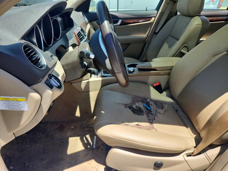 2013 Mercedes-benz C-klasse VIN WDDGF4HB4DA783145 COPART salvage auction — FRONT END, Tx - Certificate Of Title, sold $575 on 2026-07-18 (photo 7)