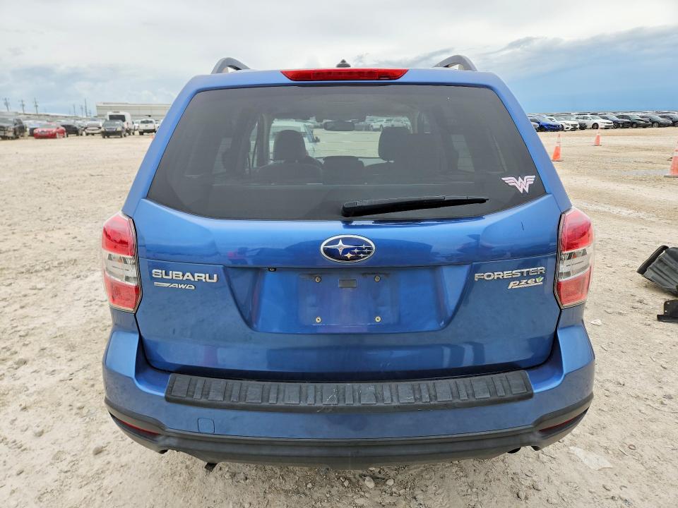 2015 Subaru Forester VIN JF2SJAGC5FH556845 COPART salvage auction — FRONT END, TX - SALVAGE VEHICLE TITLE, sold $550 on 2026-07-16 (photo 6)
