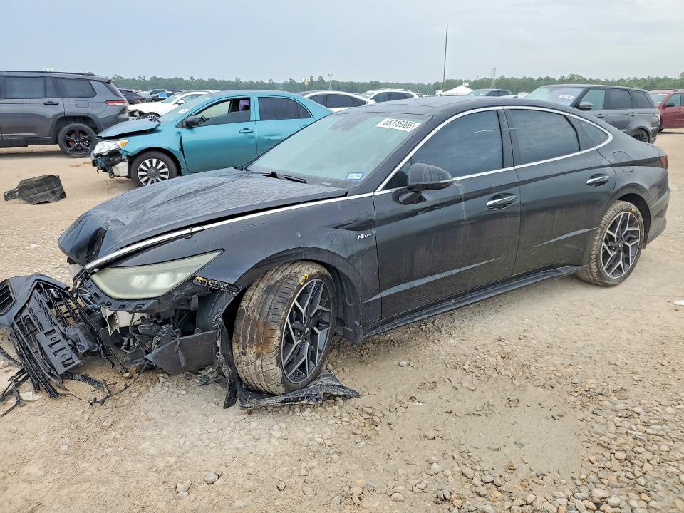 2022 Hyundai Sonata VIN KMHL14JC8NA223295 COPART salvage auction — FRONT END, Tx - Salvage Vehicle Title, sold $4,800 on 2026-07-31 (photo 1)