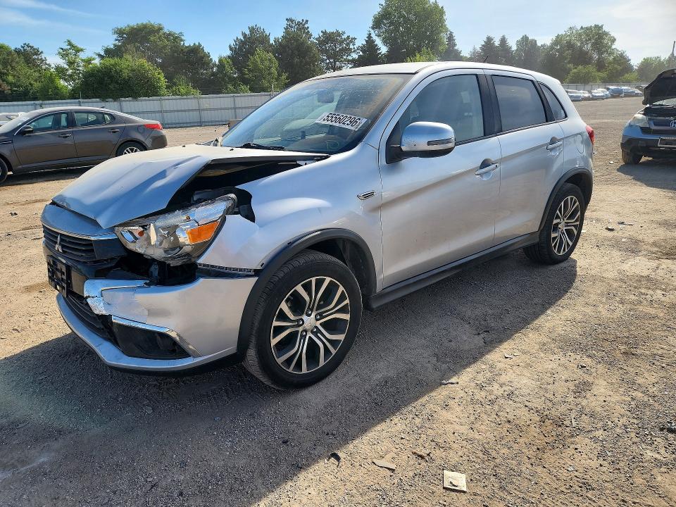 2016 Mitsubishi Outlander VIN JA4AP3AU3GZ049356 COPART salvage auction — FRONT END, Il - Salvage Certificate, sold $1,300 on 2026-07-07 (photo 1)