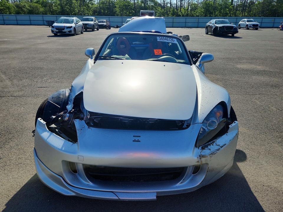 2005 Honda S2000 VIN JHMAP21435S007838 COPART salvage auction — REAR END, NY - MV-907A SALVAGE CERTIFICATE, sold $6,900 on 2026-07-15 (photo 5)