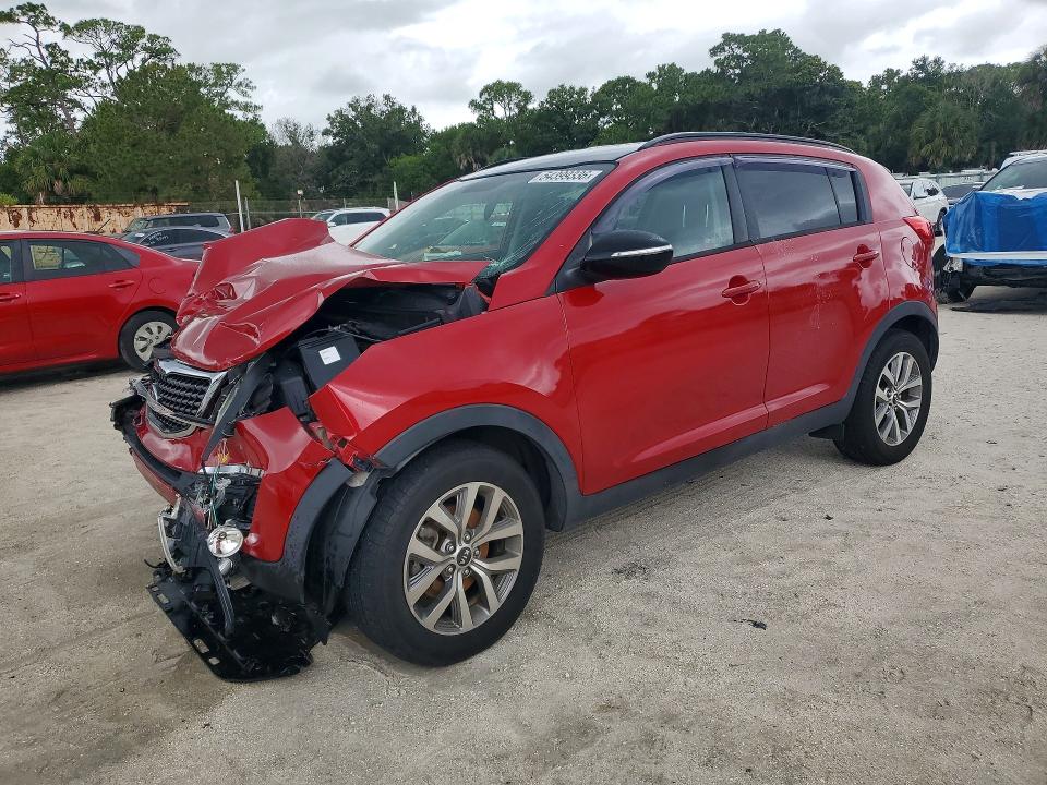 2015 Kia Sportage VIN KNDPB3AC0F7696930 COPART salvage auction — FRONT END, Fl - Cert Of Title Slvg Rebuildable, sold $875 on 2026-07-15 (photo 1)