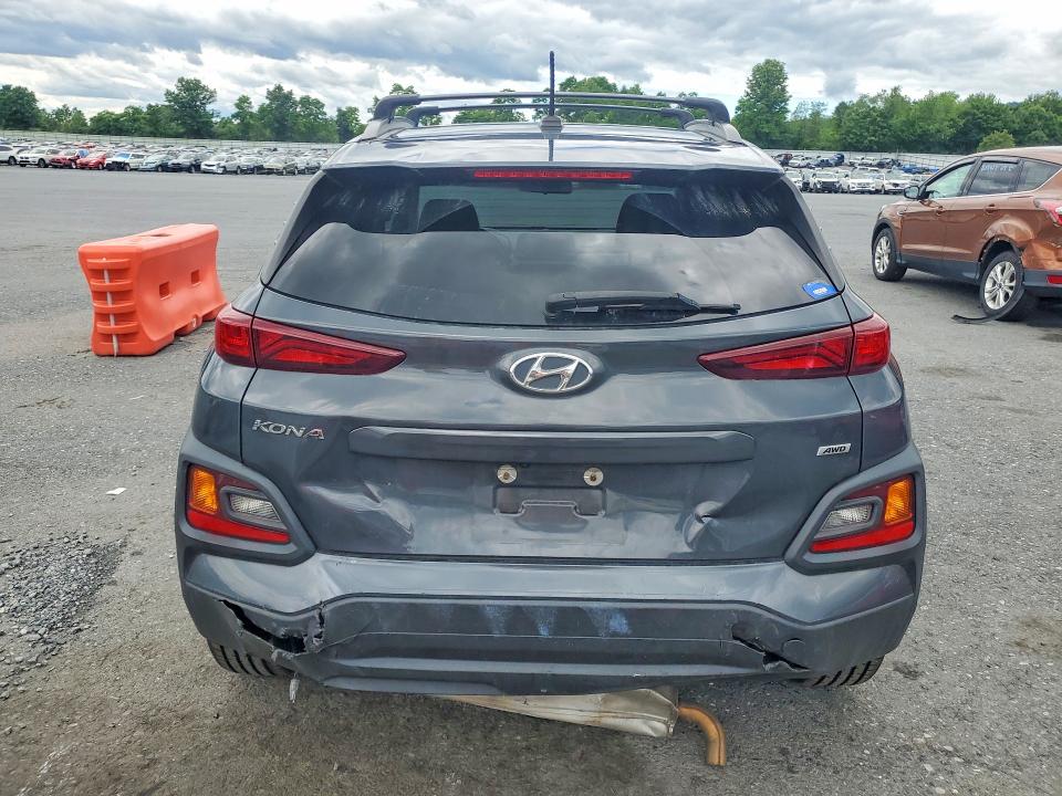 2021 Hyundai Kona VIN KM8K2CAA8MU736612 COPART salvage auction — REAR END, Pa - Certificate Of Salvage, sold $3,300 on 2026-07-28 (photo 6)