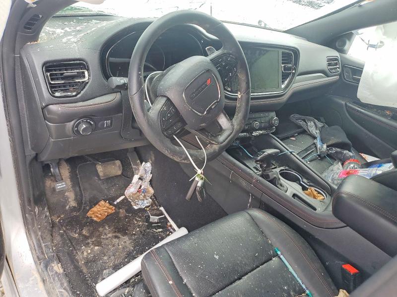 2025 Dodge Durango VIN 1C4RDJDG3SC543241 COPART salvage auction — ROLLOVER, Nv - Salvage Title (P), sold $13,200 on 2026-07-09 (photo 8)