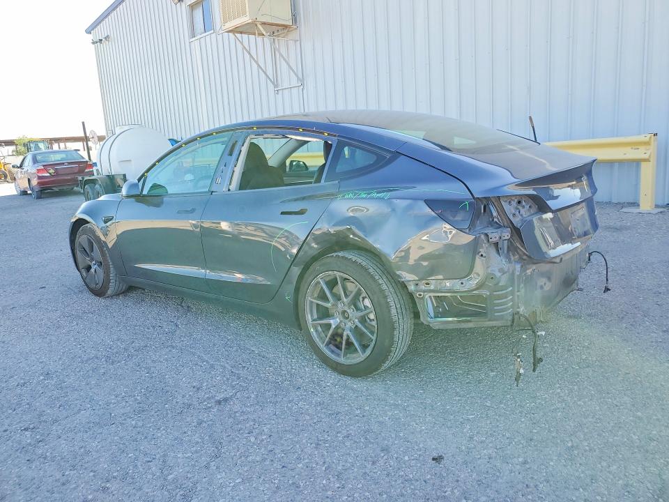 2021 Tesla Model 3 VIN 5YJ3E1EB1MF048452 COPART salvage auction — REAR END, Az - Cert Of Title - Salvage, sold $7,400 on 2026-07-10 (photo 2)