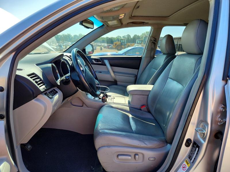 2012 Toyota Highlander VIN 5TDZK3EH8CS057002 COPART salvage auction — FRONT END, Al - Cert Of Title-Salvage Title, sold $2,250 on 2026-07-16 (photo 7)