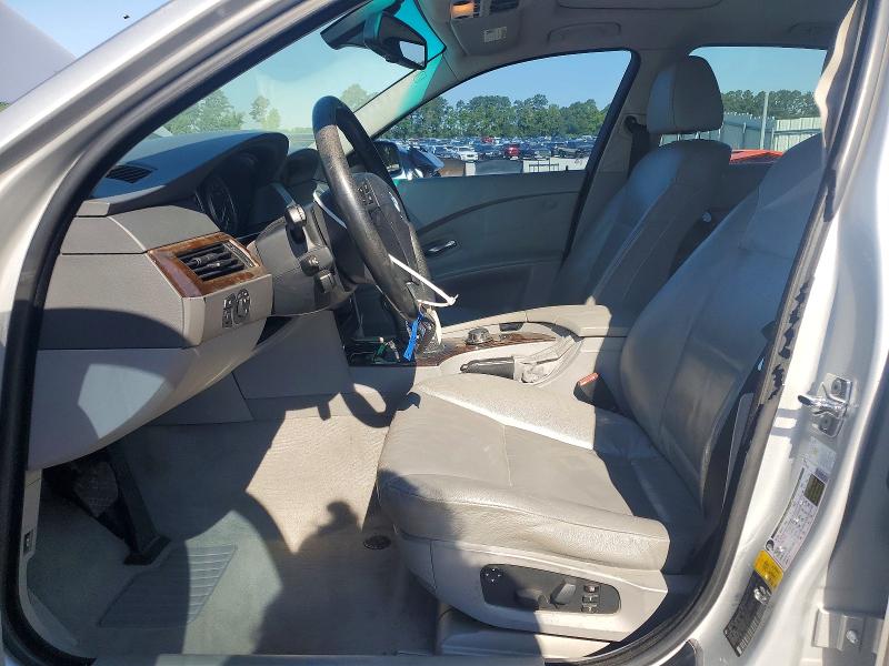 2007 BMW 5er VIN WBANE535X7CW65201 COPART salvage auction — SIDE, Nc - Salvage Certificate Of Title, sold $275 on 2026-07-16 (photo 7)