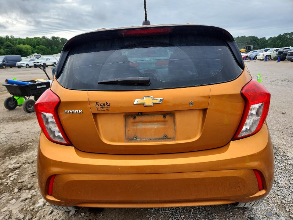 2019 Chevrolet Spark VIN KL8CB6SA8KC715781 COPART salvage auction — FRONT END, MS - CERT OF TITLE-SALVAGED, sold $850 on 2026-07-24 (photo 6)