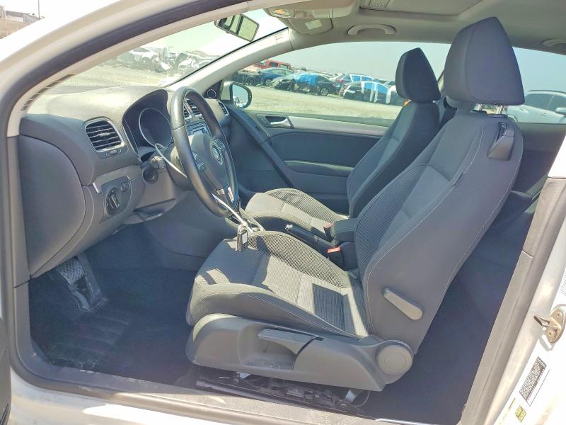 2012 Volkswagen Golf VIN WVWBM7AJ4CW268340 COPART salvage auction — REAR END, Ca - Salvage Certificate, sold $1,550 on 2026-07-02 (photo 7)