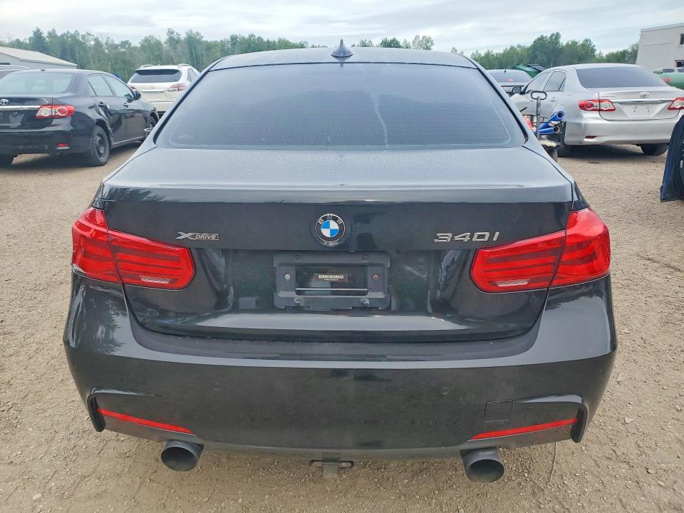 2017 BMW 3er VIN WBA8B7C33HK858507 COPART salvage auction — FRONT END, On - Permit No Brand - Unfit, sold $14,200 on 2026-07-30 (photo 6)