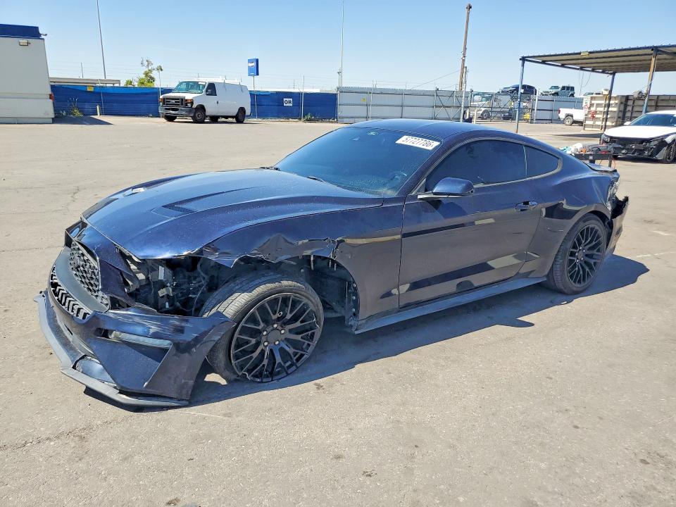 2021 Ford Mustang VIN 1FA6P8TH7M5140759 COPART salvage auction — FRONT END, Tx - Salvage Vehicle Title, sold $3,600 on 2026-07-31 (photo 1)
