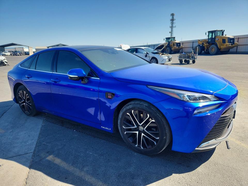 2023 Toyota Mirai VIN JTDAAAAA9PA010268 COPART salvage auction — INTERIOR BURN, CA - SALVAGE CERTIFICATE, sold $2,400 on 2026-08-13 (photo 4)