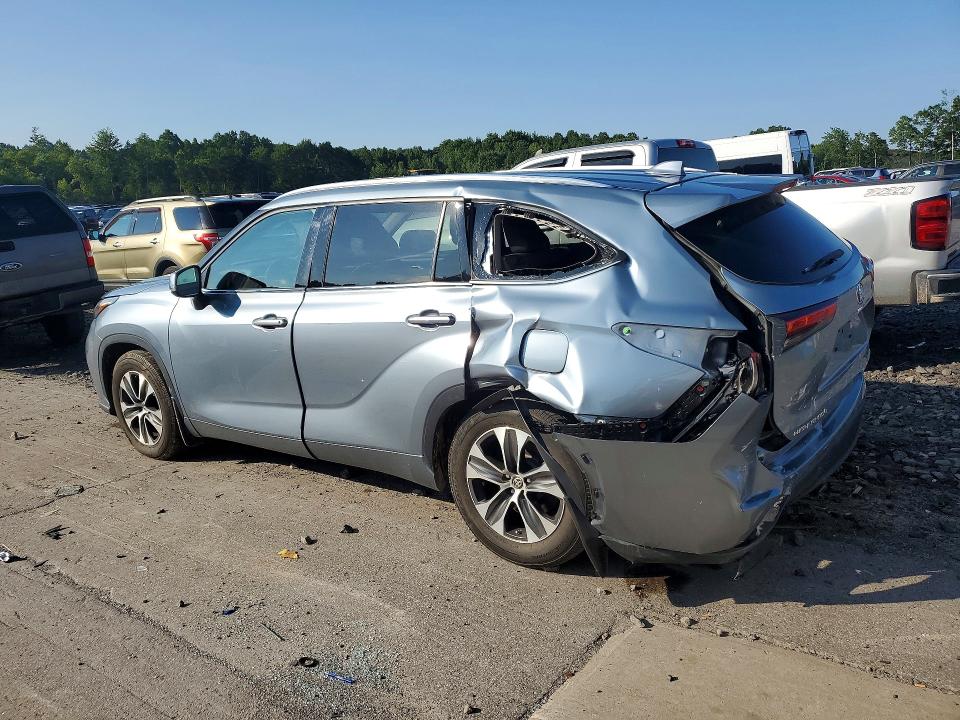 2020 Toyota Highlander VIN 5TDHZRBHXLS001402 COPART salvage auction — REAR END, Pa - Certificate Of Salvage, sold $8,100 on 2026-07-22 (photo 2)