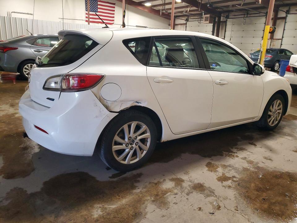 2013 Mazda VIN JM1BL1MP4D1726134 COPART salvage auction — REAR END, Pa - Certificate Of Salvage, sold $1,450 on 2026-07-10 (photo 3)