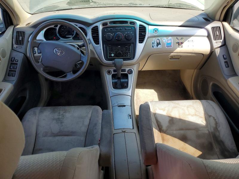 2004 Toyota Highlander VIN JTEDP21A240025046 COPART salvage auction — REAR END, Ca - Salvage Certificate, sold $875 on 2026-07-13 (photo 8)