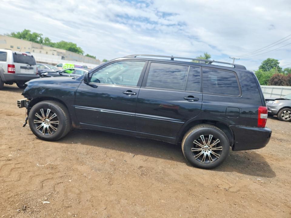 2007 Toyota Highlander VIN JTEEP21A070199948 COPART salvage auction — FRONT END, Ct - Cert Of Title-Salvage, sold $725 on 2026-07-07 (photo 2)
