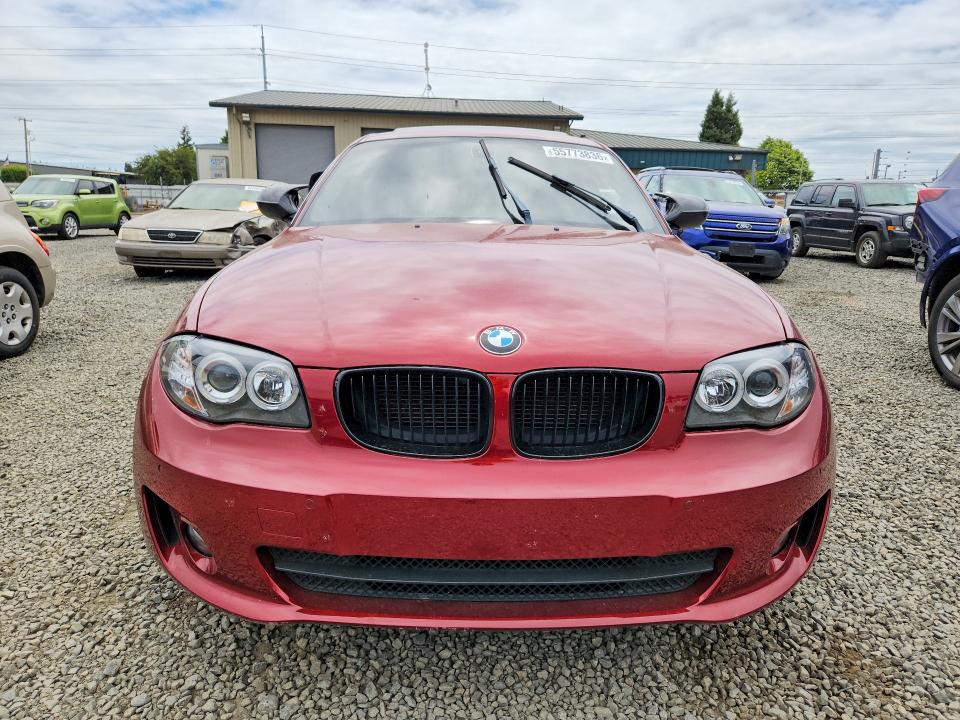 2012 BMW 1er VIN WBAUP9C51CVL91219 COPART salvage auction — SIDE, Or - Salvage Title Certificate, sold $875 on 2026-07-28 (photo 5)