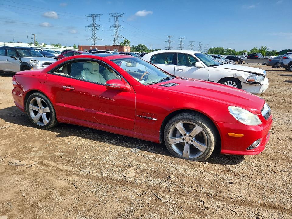 2009 Mercedes-benz Sl-klasse VIN WDBSK71FX9F149975 COPART salvage auction — SIDE, Il - Salvage Certificate, sold $3,050 on 2026-07-28 (photo 4)