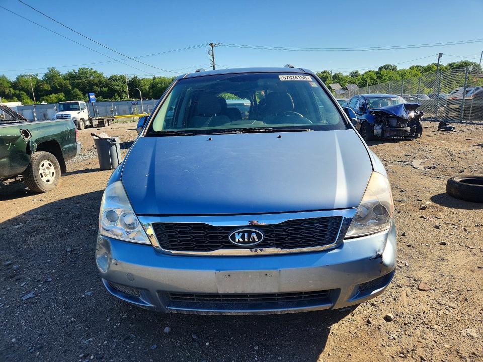 2012 Kia SEDONA VIN KNDMG4C7XC6440502 COPART salvage auction — REAR END, Md - Cert Of Salvage > 75% Damage, sold $375 on 2026-07-07 (photo 5)