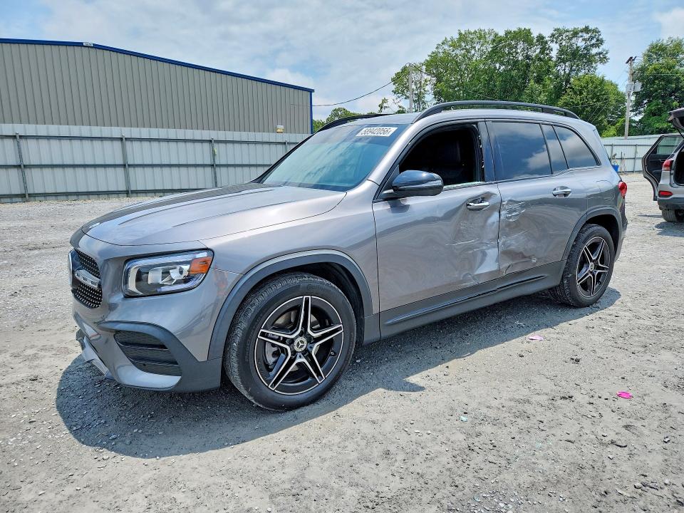 2022 Mercedes-benz Glb VIN W1N4M4HBXNW249907 COPART salvage auction — SIDE, Nc - Salvage Certificate Of Title, sold $16,900 on 2026-08-26 (photo 1)