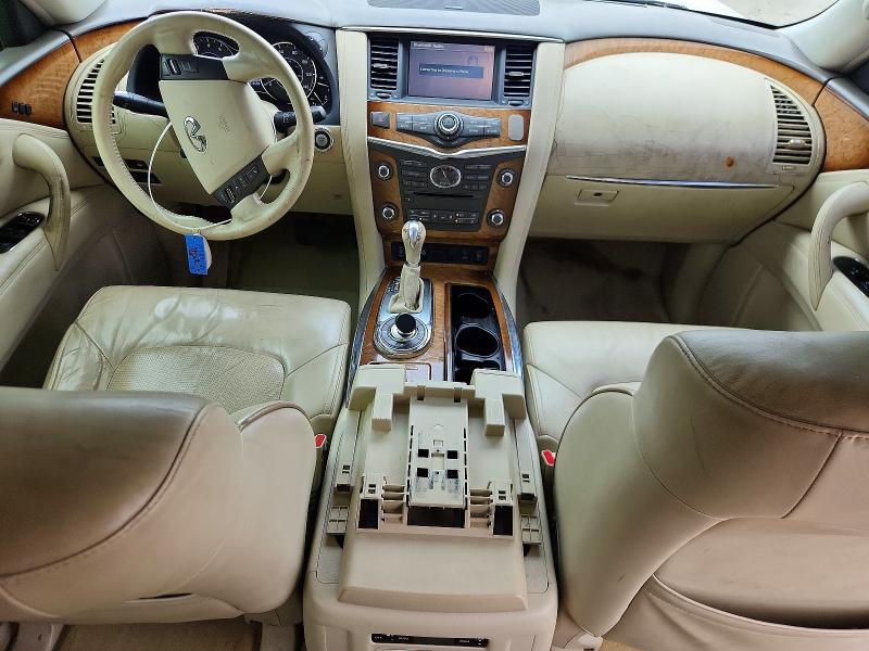 2011 Infiniti Qx56 VIN JN8AZ2NF9B9500017 COPART salvage auction — FRONT END, Fl - Certificate Of Destruction, sold $1,650 on 2026-07-10 (photo 8)