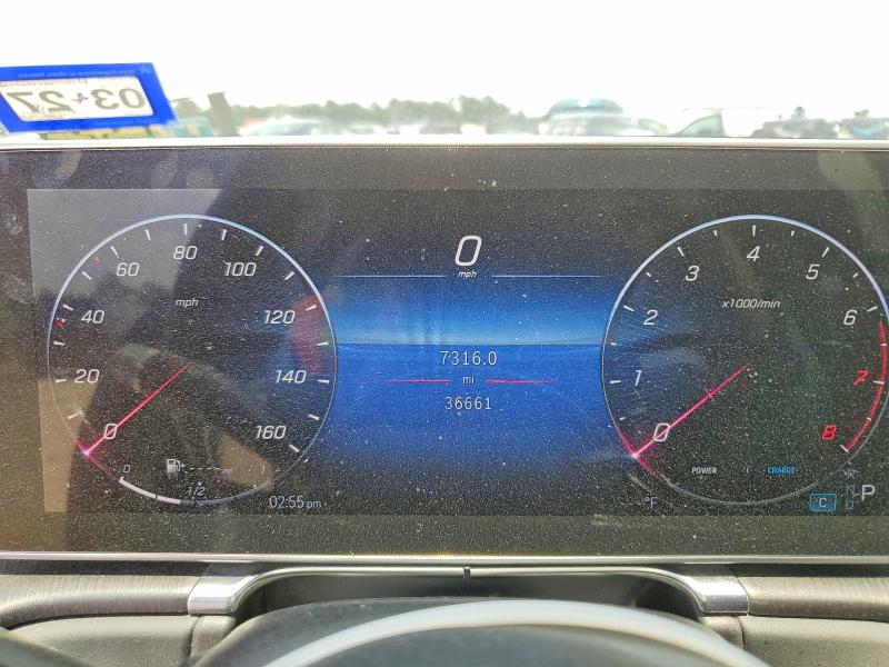 2021 Mercedes-benz S-klasse VIN W1K6G7GBXMA027329 COPART salvage auction — FRONT END, Tx - Salvage Vehicle Title, sold $17,400 on 2026-07-28 (photo 9)