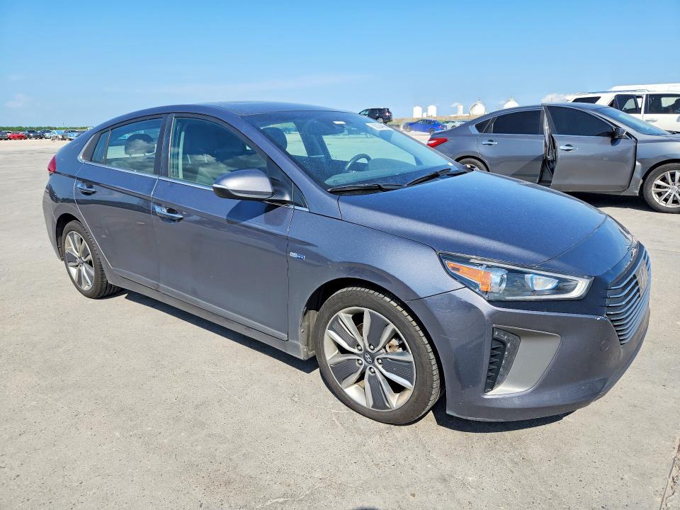 2019 Hyundai Ioniq VIN KMHC85LC6KU110924 COPART salvage auction — WATER/FLOOD, LA - CERT OF TITLE-SALVAGE FLOOD, sold $1,100 on 2026-07-22 (photo 4)