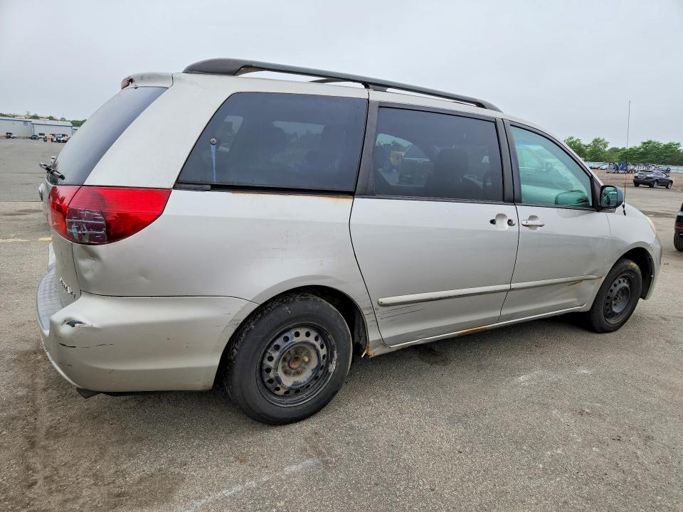 2006 Toyota Sienna VIN 5TDZA23C66S546801 COPART salvage auction — REAR END, NY - CERTIFICATE OF TITLE, sold $1,150 on 2026-07-13 (photo 3)
