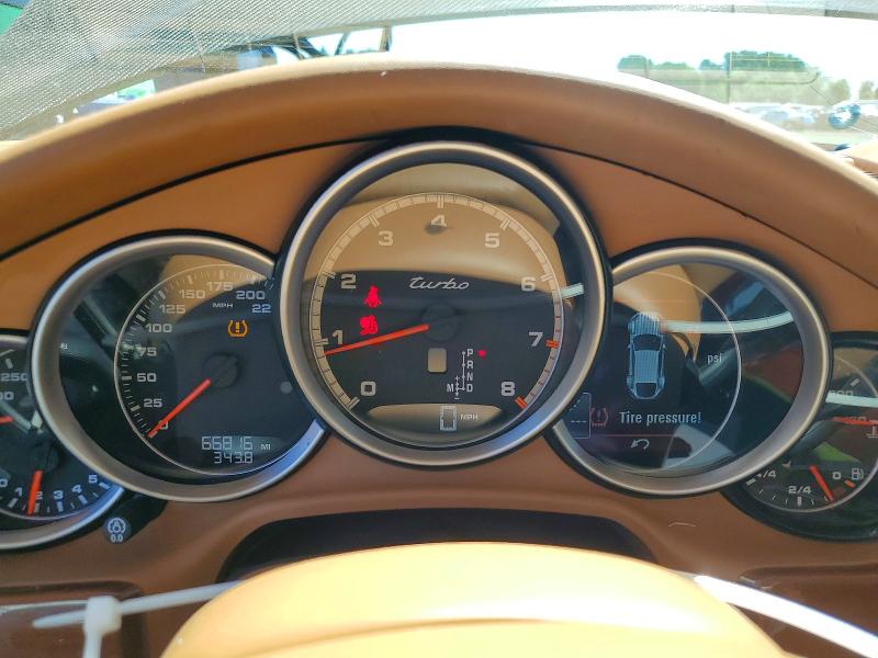 2011 Porsche Panamera VIN WP0AC2A7XBL091024 COPART salvage auction — FRONT END, Or - Salvage Title Certificate, sold $3,250 on 2026-07-02 (photo 9)