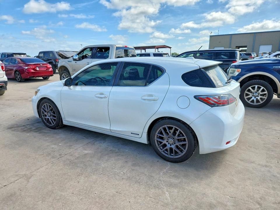 2013 Lexus Ct VIN JTHKD5BH6D2127258 COPART salvage auction — HAIL, Tx - Certificate Of Title, sold $4,300 on 2026-07-20 (photo 2)