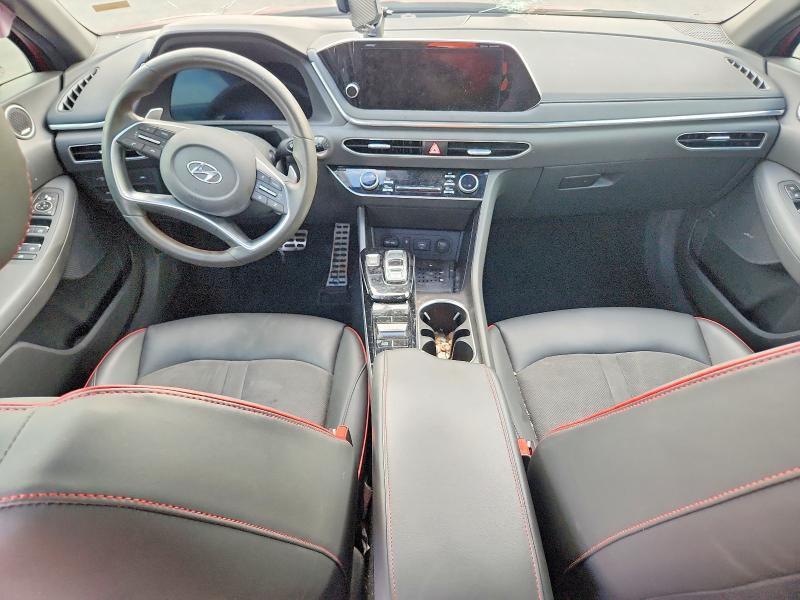 2021 Hyundai Sonata VIN 5NPEJ4J27MH133065 COPART salvage auction — FRONT END, Ga - Cert Of Title-Salvage, sold $3,200 on 2026-07-10 (photo 8)