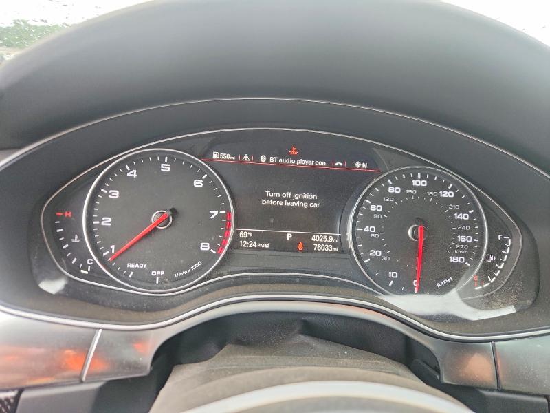 2018 Audi A6 VIN WAUF3AFC9JN106005 COPART salvage auction — FRONT END, Ct - Cert Of Title-Salvage, sold $3,400 on 2026-07-31 (photo 9)