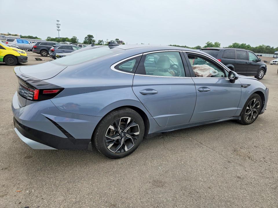 2024 Hyundai Sonata VIN KMHL64JA2RA424793 COPART salvage auction — FRONT END, Ny - Mv-907A Salvage Certificate, sold $7,300 on 2026-07-27 (photo 3)