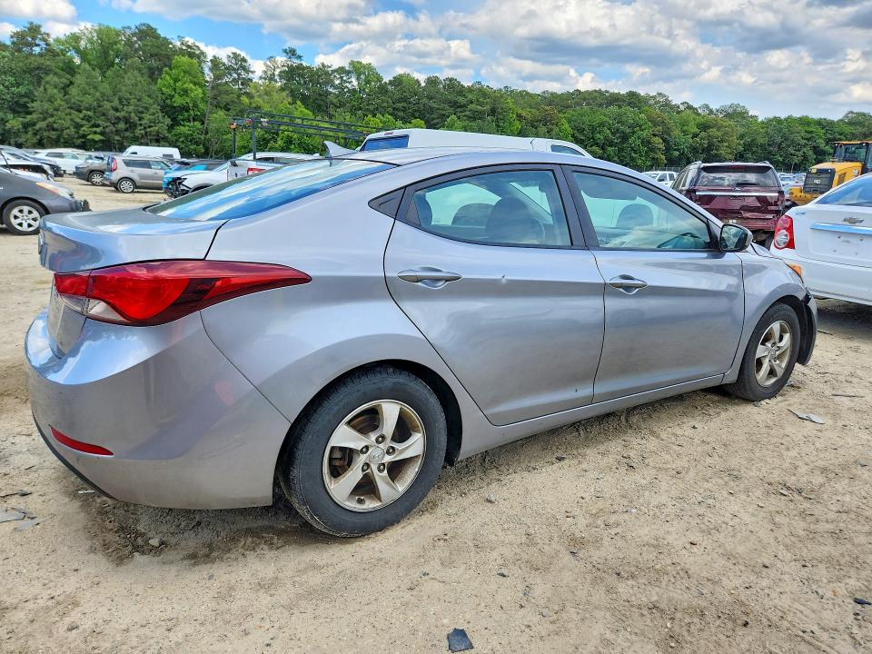 2015 Hyundai Elantra VIN 5NPDH4AE6FH642679 COPART salvage auction — FRONT END, De - Salvage Certificate, sold $325 on 2026-07-28 (photo 3)