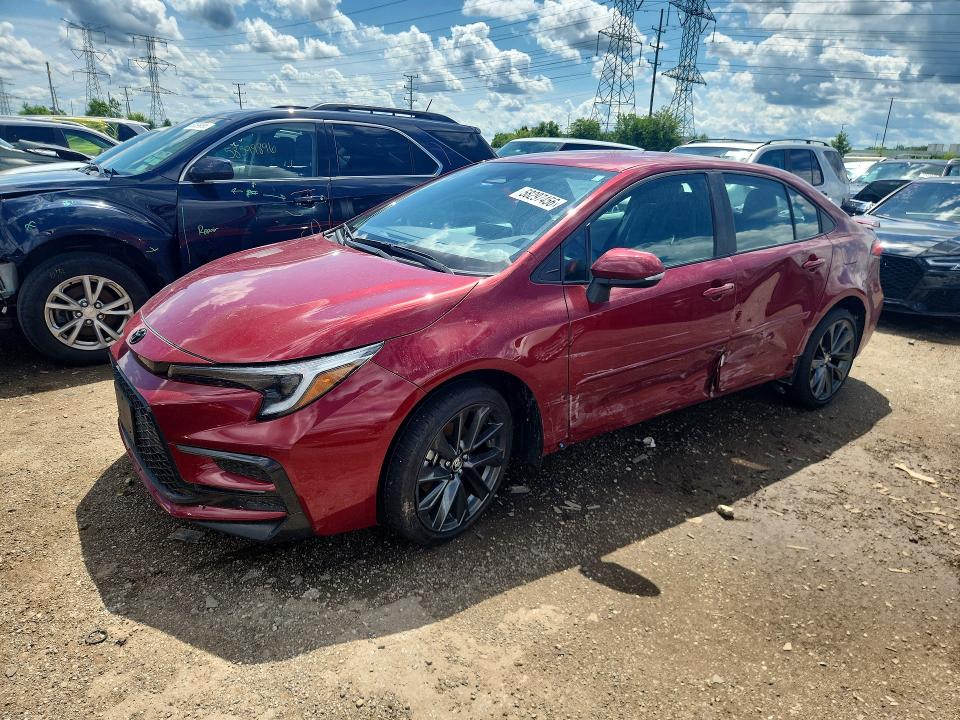 2025 Toyota VIN 5YFS4MCE3SP239272 COPART salvage auction — SIDE, Wv - Salvage Certificate, sold $250 on 2026-07-21 (photo 1)