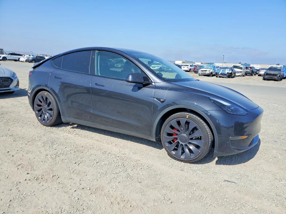 2024 Tesla VIN 7SAYGDEF9RF050786 COPART salvage auction — REAR END, CA - SALVAGE CERTIFICATE, sold $10,800 on 2026-07-24 (photo 4)